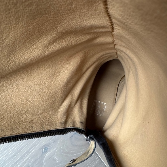 FRYE Jackie Tall Full-Grain Leather Boots in Black, size 7.5 - Picture 12 of 12